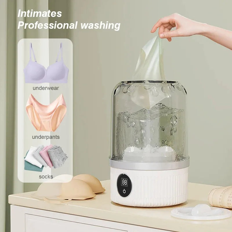 1L mini portabel tvättmaskin