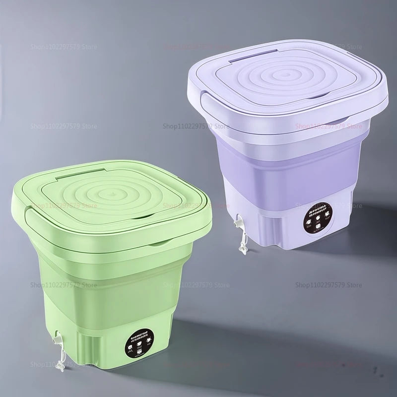8L portabel mini tvättmaskin vikbar
