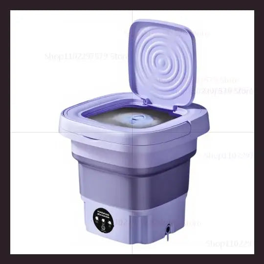 8L portabel mini tvättmaskin vikbar