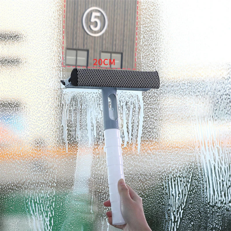 Fönster rengöring med spray
