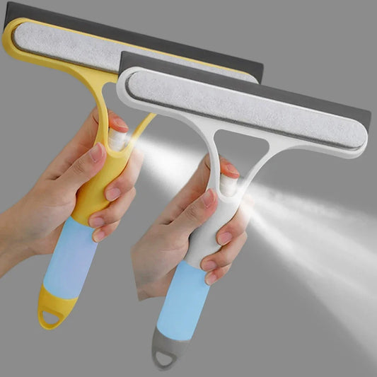 Fönster rengöring med spray