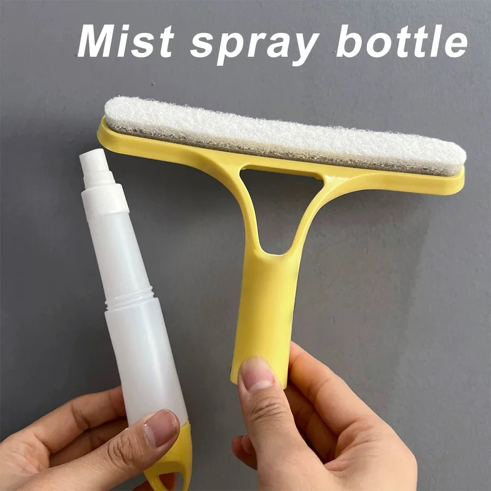 Fönster rengöring med spray