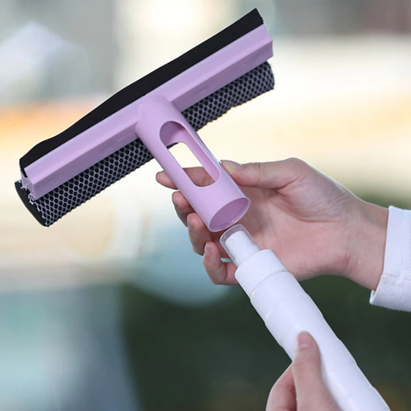 Fönster rengöring med spray
