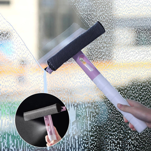 Fönster rengöring med spray