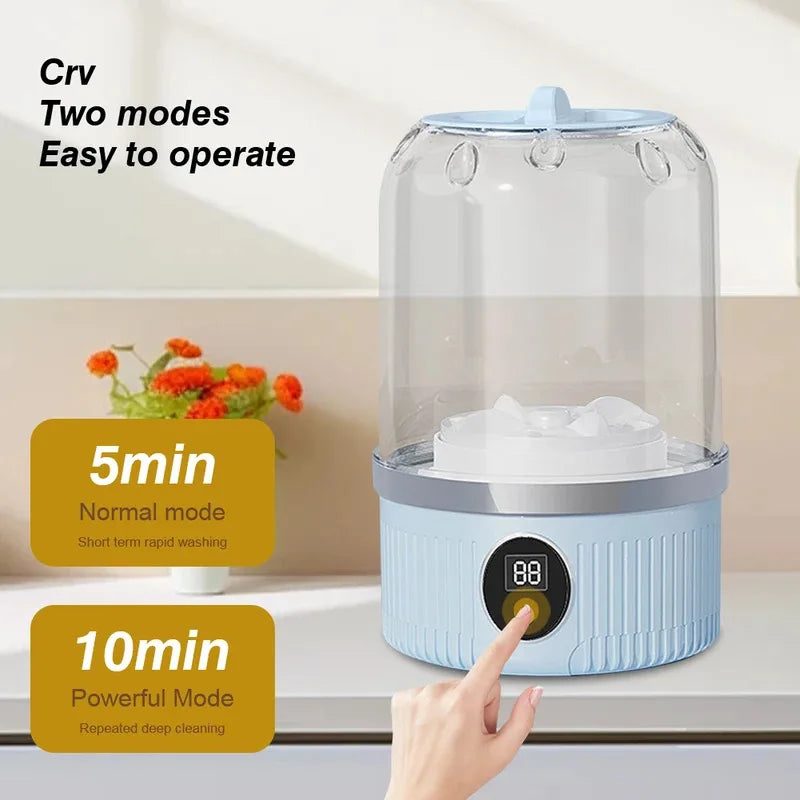 1L mini portabel tvättmaskin